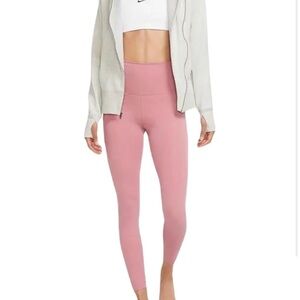 Nike Women's New Yoga 7/8‎ Length Leggings, Size X- Small Pink